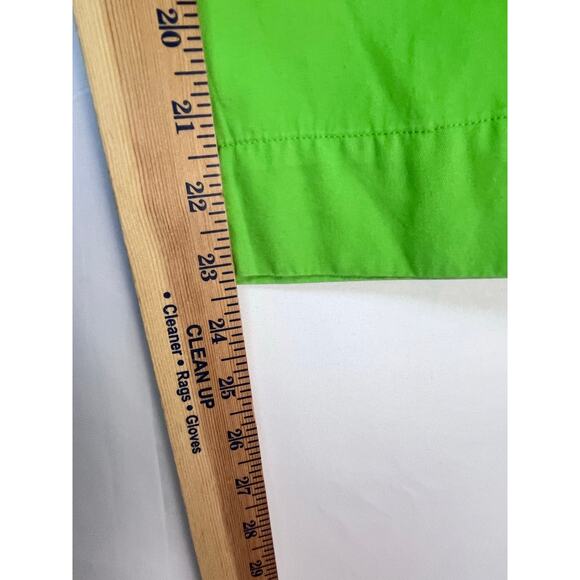 Lilly Pulitzer Green Cropped Chino Vacation Summer Preppy Cruise Pants - Size 10 - Picture 5 of 6